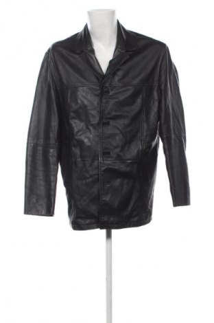 Męska skórzana kurtka Theo Wormland, Rozmiar XXL, Kolor Czarny, Cena 294,99 zł