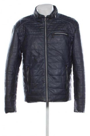 Geacă de piele pentru bărbati Unbranded, Mărime XL, Culoare Albastru, Preț 138,99 Lei