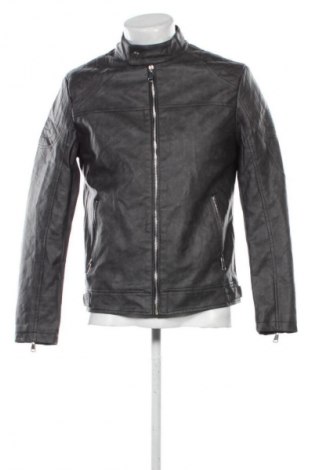 Geacă de piele pentru bărbati Unbranded, Mărime M, Culoare Gri, Preț 116,99 Lei