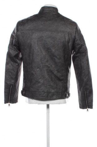 Geacă de piele pentru bărbati Unbranded, Mărime M, Culoare Gri, Preț 116,99 Lei