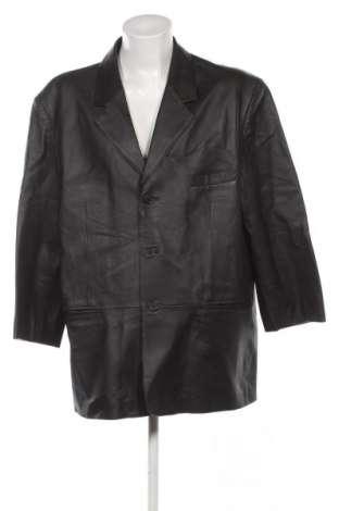 Ανδρικό δερμάτινο μπουφάν Unbranded, Μέγεθος 3XL, Χρώμα Μαύρο, Τιμή 41,61 €
