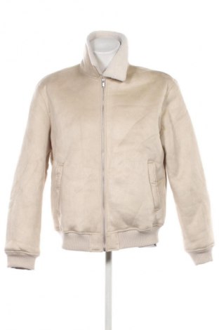 Ανδρικά παλτό Bershka, Μέγεθος XL, Χρώμα Εκρού, Τιμή 17,99 €