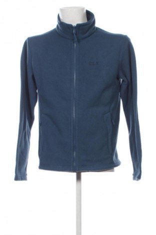 Geacă polară de bărbați Jack Wolfskin, Mărime L, Culoare Albastru, Preț 494,99 Lei