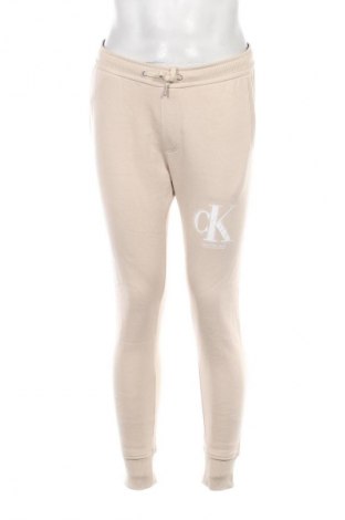 Herren Sporthose Calvin Klein Jeans, Größe S, Farbe Beige, Preis 104,99 €