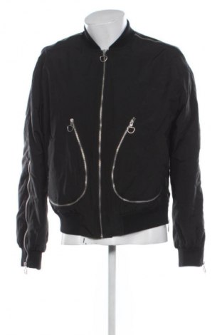 Ανδρικό μπουφάν Bershka, Μέγεθος S, Χρώμα Μαύρο, Τιμή 34,72 €