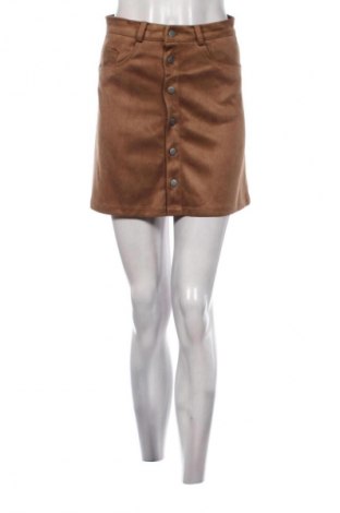 Fustă Pull&Bear, Mărime S, Culoare Maro, Preț 52,13 Lei