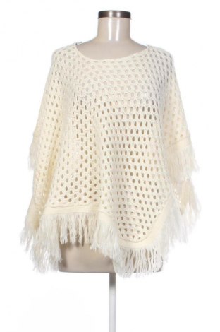 Poncho Clockhouse, Größe M, Farbe Ecru, Preis € 14,77