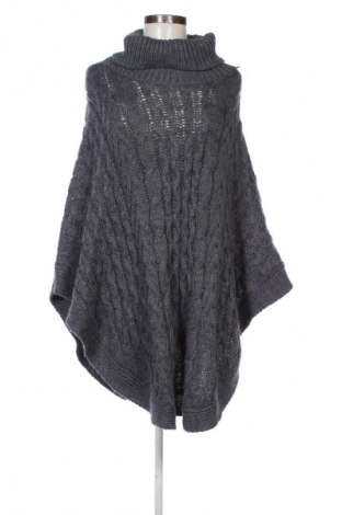 Poncho Nice & Chic, Größe M, Farbe Grau, Preis € 12,99