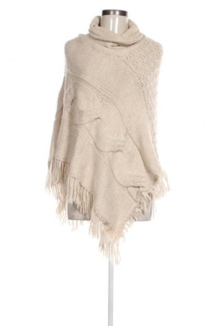 Poncho Unbranded, Größe S, Farbe Beige, Preis 14,99 €