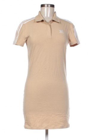Kleid Adidas Originals, Größe XS, Farbe Beige, Preis 28,00 €