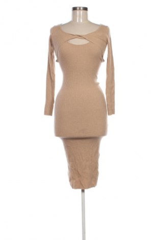 Kleid Bershka, Größe S, Farbe Beige, Preis 19,99 €