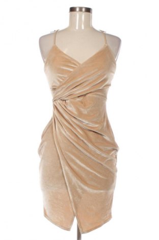 Rochie Boohoo, Mărime M, Culoare Bej, Preț 46,99 Lei