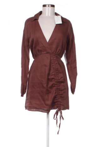 Šaty  NA-KD, Velikost XS, Barva Hnědá, Cena  1 565,00 Kč