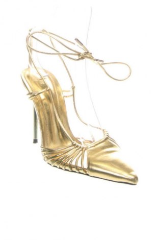 Sandały Zara, Rozmiar 38, Kolor Złocisty, Cena 139,79 zł