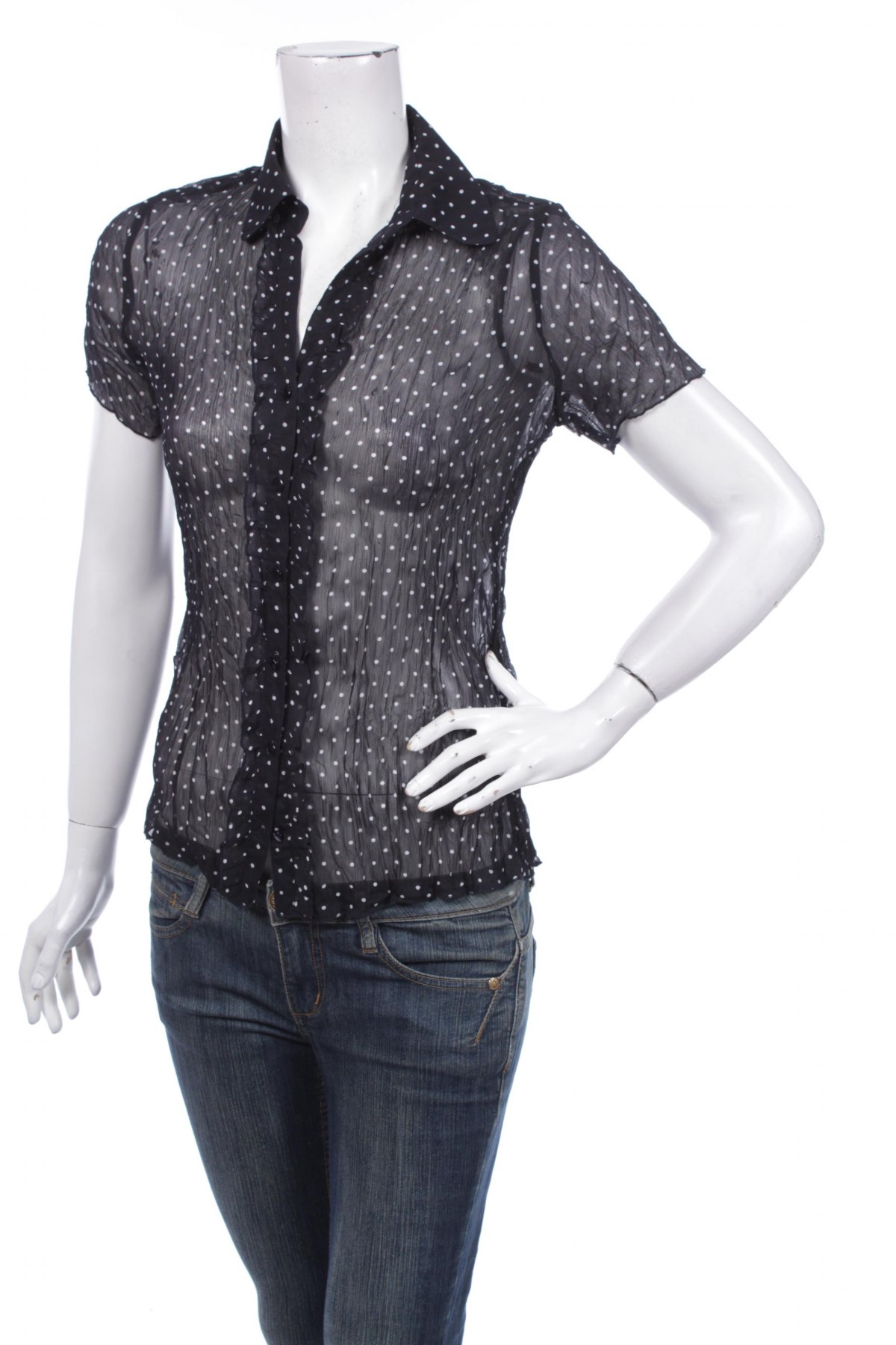 Γυναικείο πουκάμισο, Μέγεθος S, Χρώμα Μπλέ, Τιμή 9,28 €