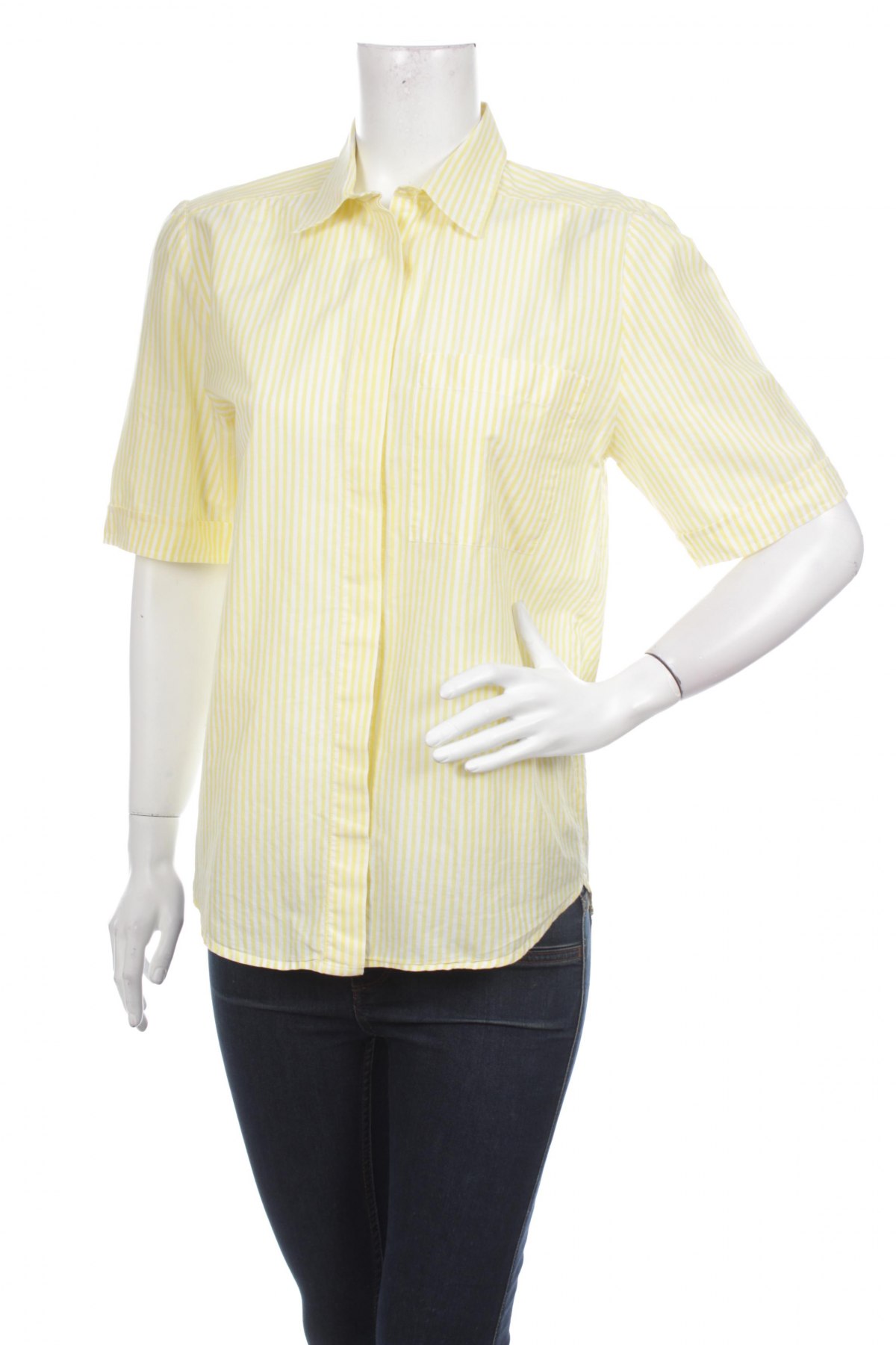 Γυναικείο πουκάμισο, Μέγεθος L, Χρώμα Κίτρινο, Τιμή 11,13 €
