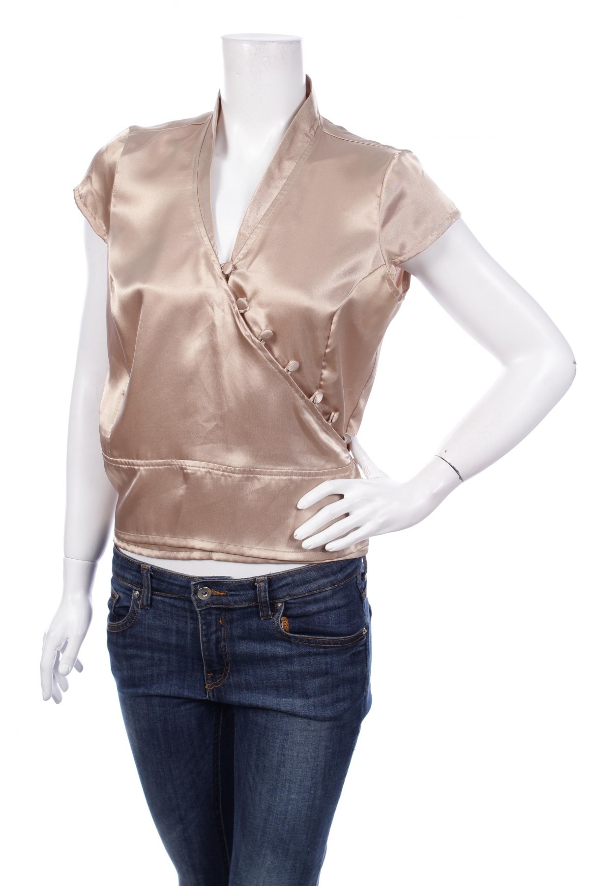Γυναικείο πουκάμισο George, Μέγεθος L, Χρώμα  Μπέζ, Τιμή 14,23 €