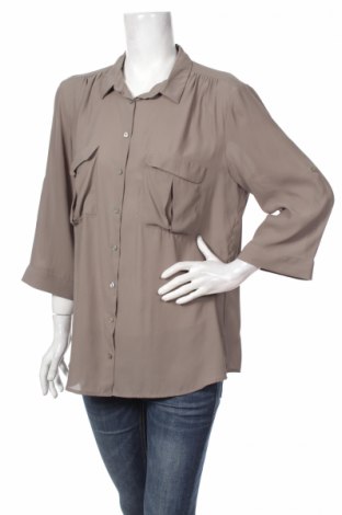 Γυναικείο πουκάμισο H&M, Μέγεθος L, Χρώμα Γκρί, Τιμή 19,18 €