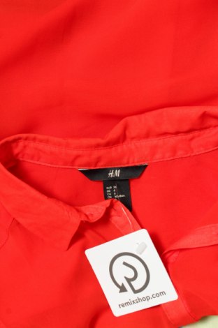 Γυναικείο πουκάμισο H&M, Μέγεθος S, Χρώμα Κόκκινο, Τιμή 11,75 €