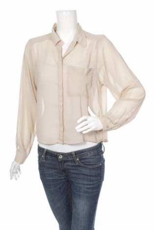 Γυναικείο πουκάμισο H&M, Μέγεθος M, Χρώμα  Μπέζ, Τιμή 15,46 €