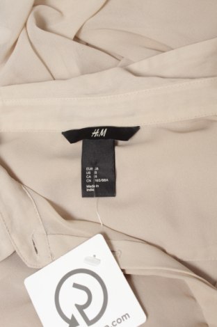 Γυναικείο πουκάμισο H&M, Μέγεθος M, Χρώμα  Μπέζ, Τιμή 15,46 €