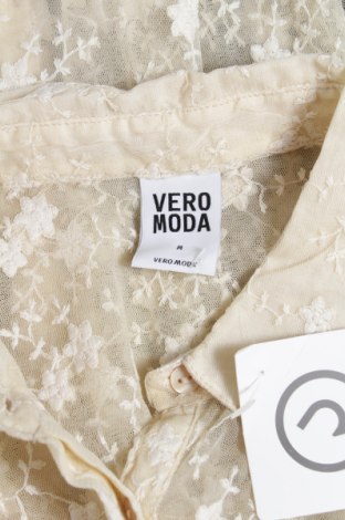 Γυναικείο πουκάμισο Vero Moda, Μέγεθος M, Χρώμα Εκρού, Τιμή 11,13 €