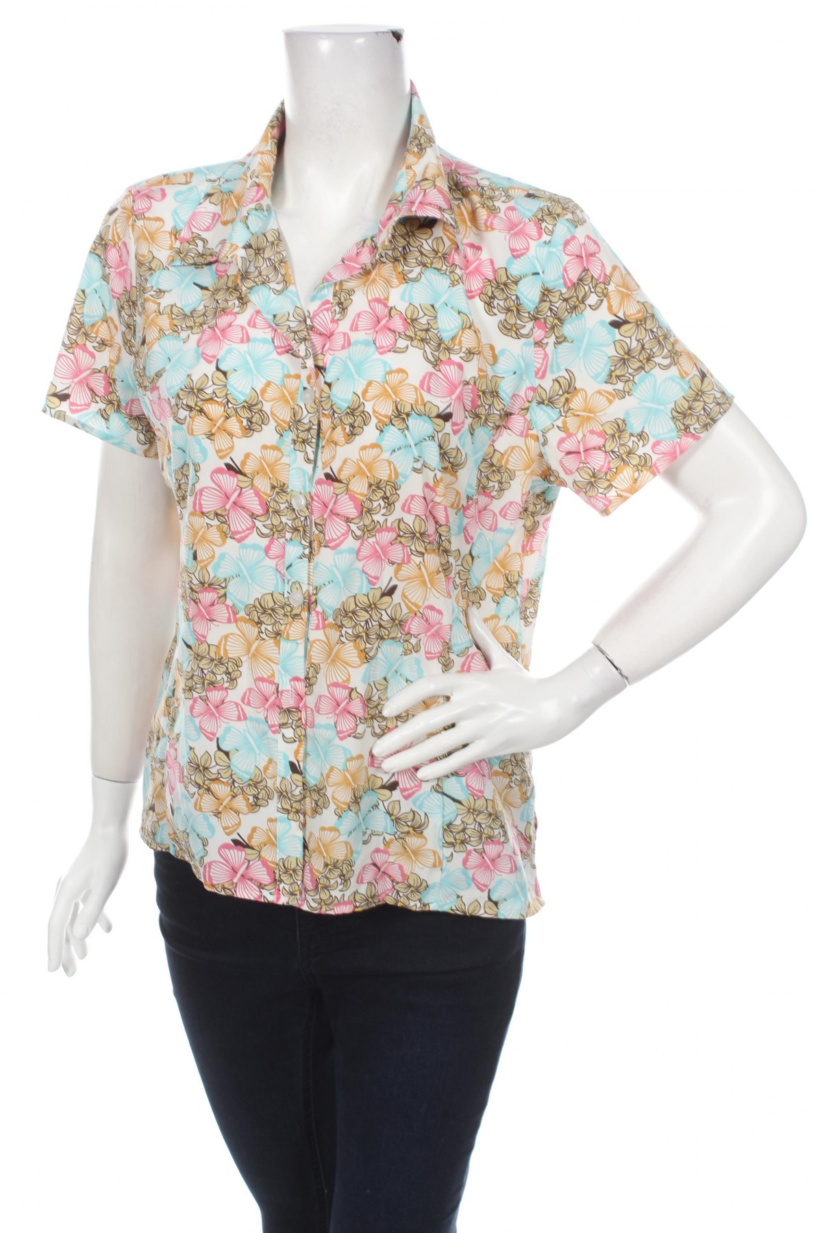 Γυναικείο πουκάμισο Elementz, Μέγεθος L, Χρώμα Πολύχρωμο, Τιμή 9,90 €