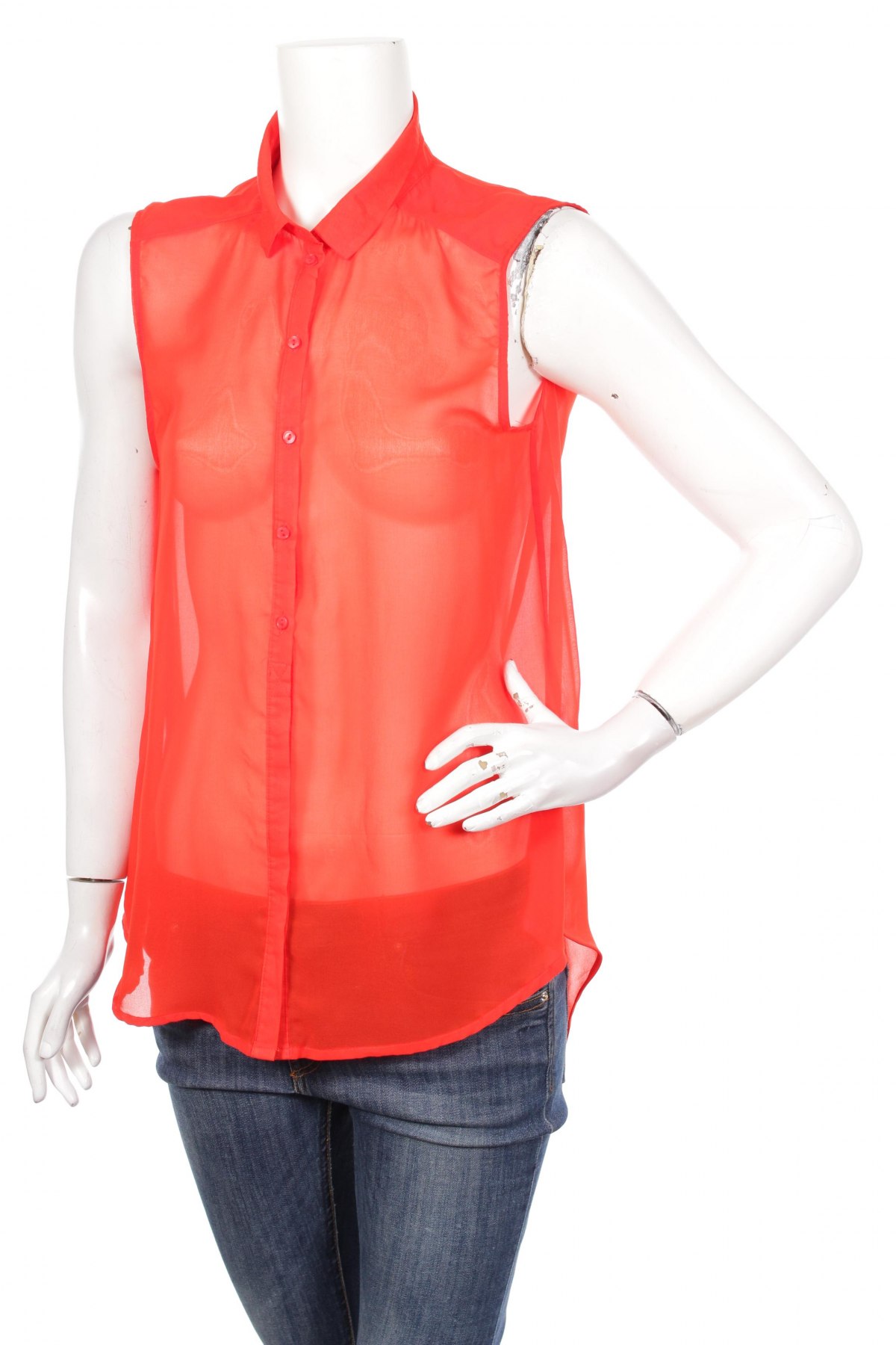 Γυναικείο πουκάμισο H&M, Μέγεθος M, Χρώμα Πορτοκαλί, Τιμή 11,13 €