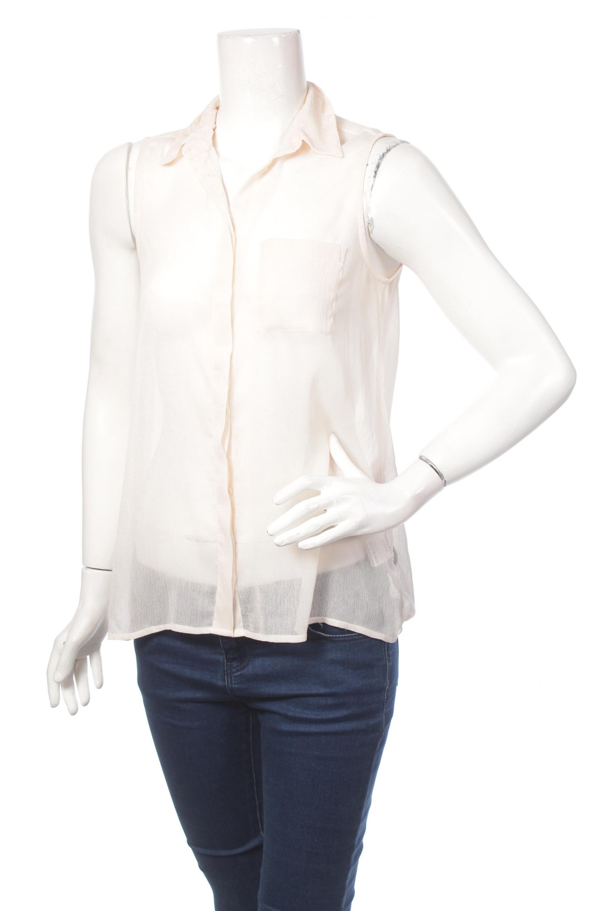 Γυναικείο πουκάμισο Mbym, Μέγεθος XS, Χρώμα Ρόζ , Τιμή 9,28 €