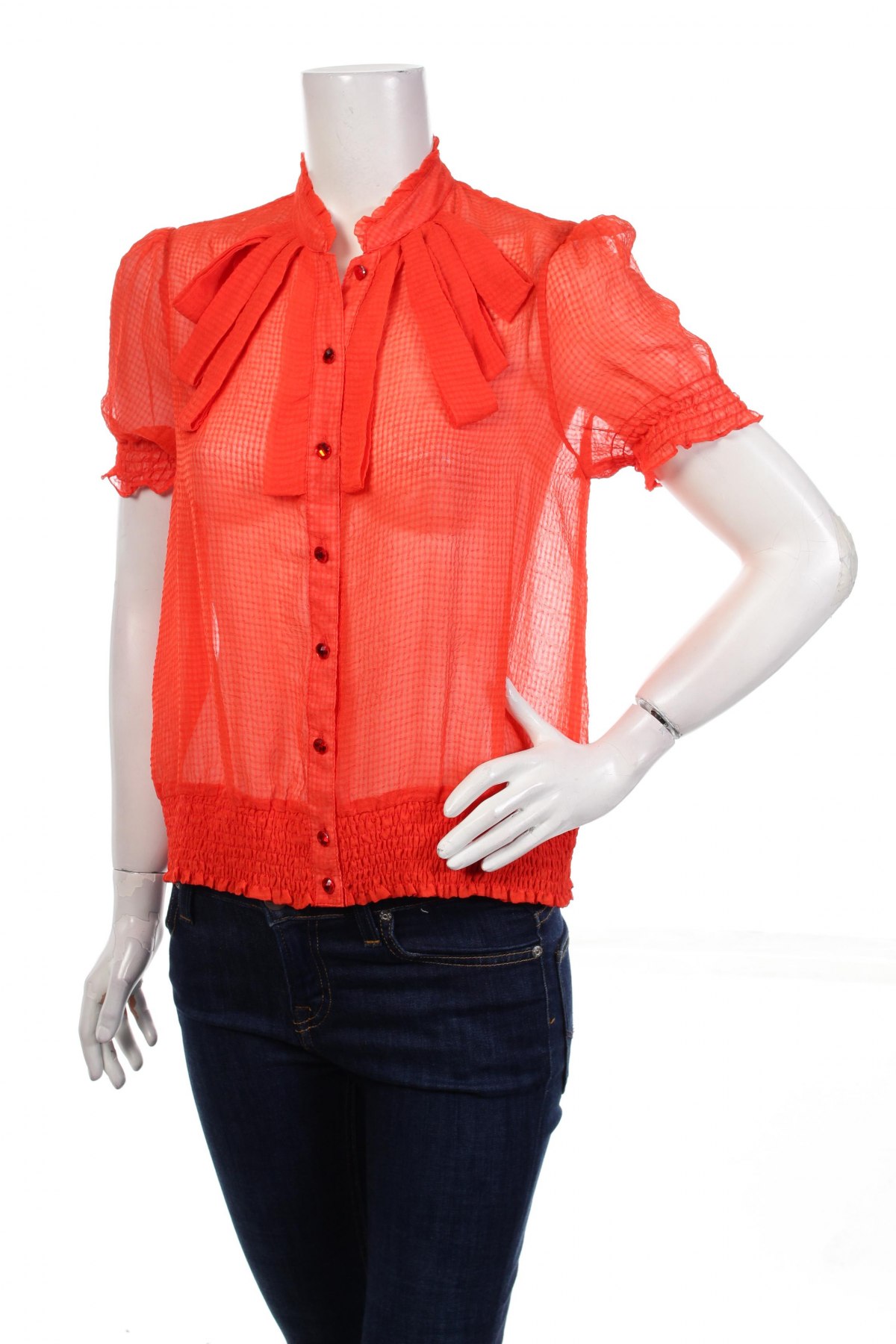 Γυναικείο πουκάμισο Moon, Μέγεθος L, Χρώμα Πορτοκαλί, Τιμή 11,13 €
