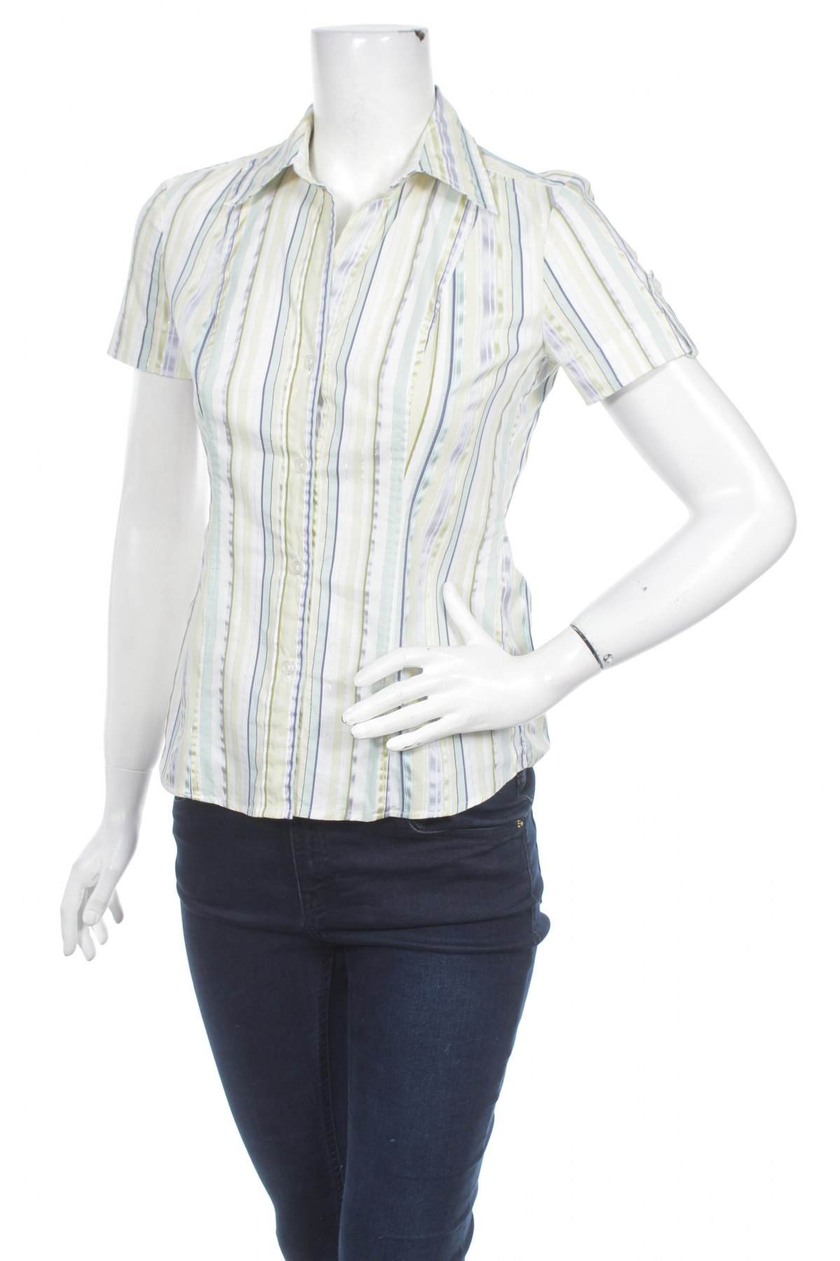 Γυναικείο πουκάμισο New York & Company, Μέγεθος XS, Χρώμα Πολύχρωμο, Τιμή 9,28 €