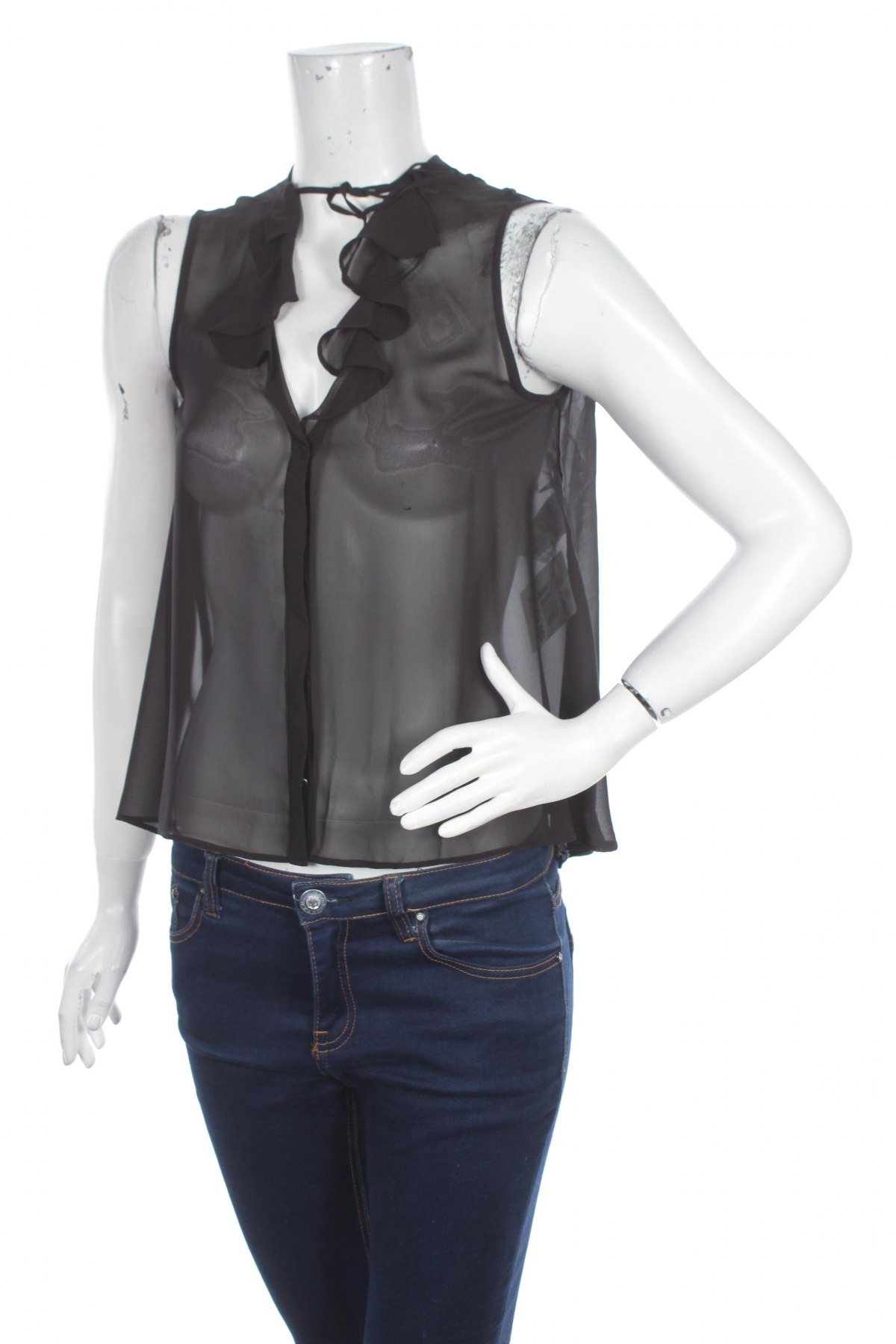 Γυναικείο πουκάμισο Snidel, Μέγεθος S, Χρώμα Μαύρο, Τιμή 9,28 €