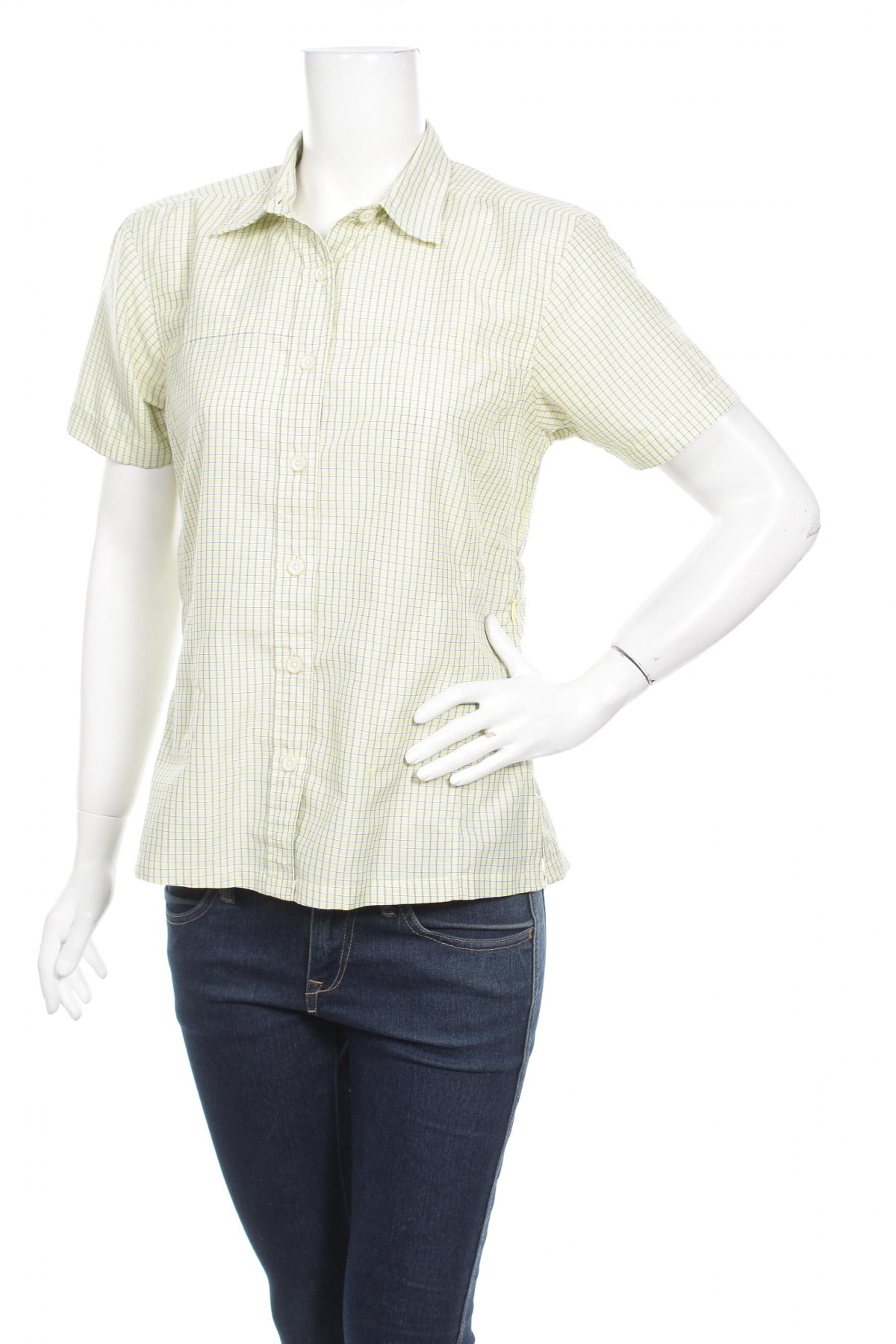 Γυναικείο πουκάμισο Vaude, Μέγεθος L, Χρώμα Κίτρινο, Τιμή 14,85 €