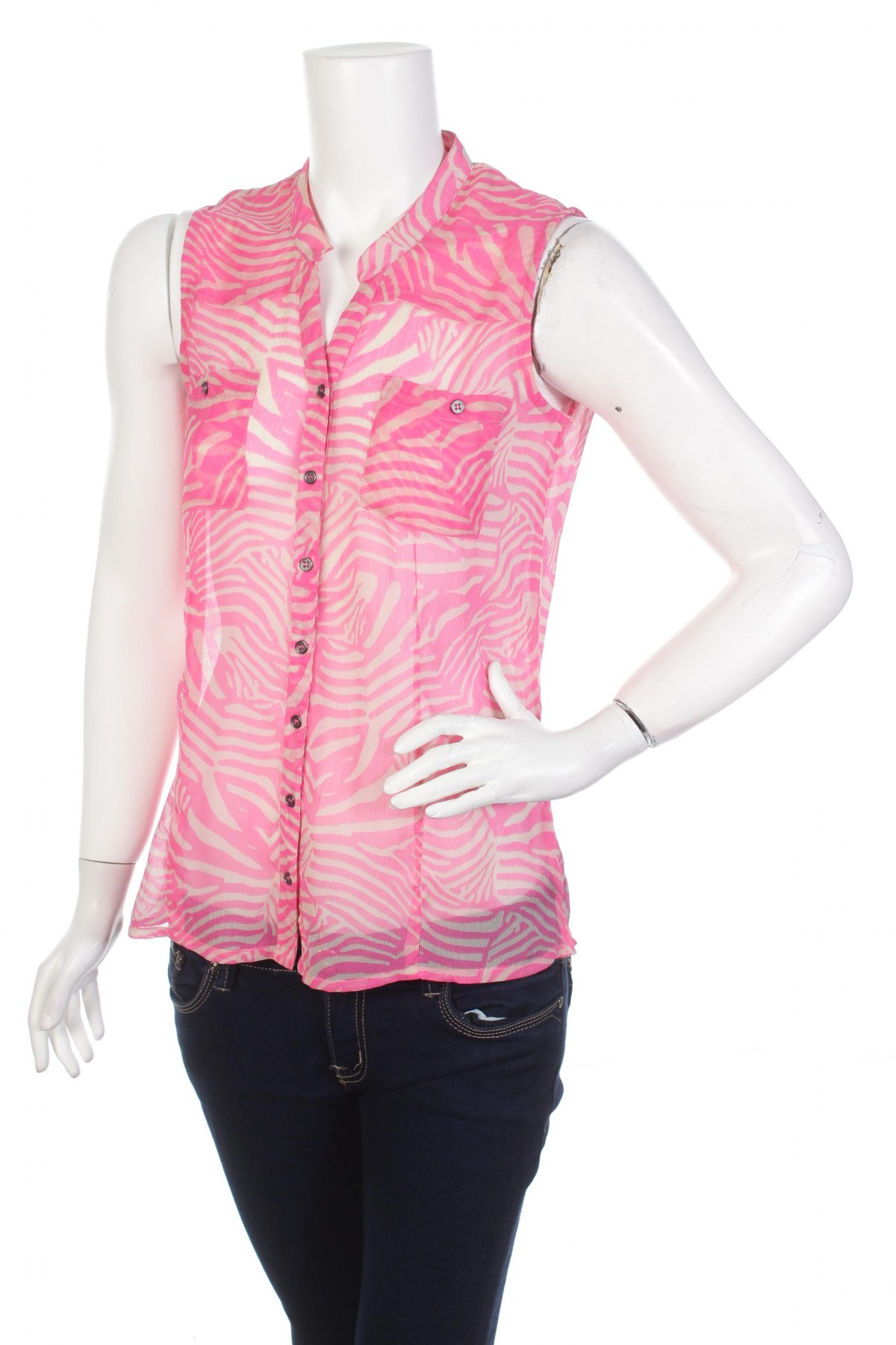 Γυναικείο πουκάμισο Ze-Ze, Μέγεθος S, Χρώμα Ρόζ , Τιμή 8,66 €