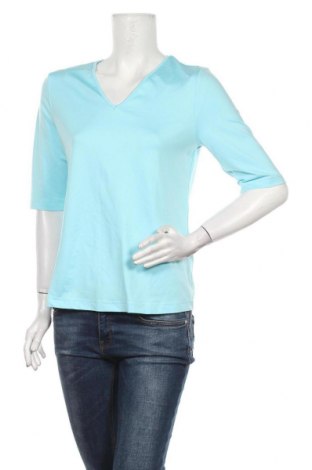 Bluză de femei, Mărime L, Culoare Albastru, 90% poliamidă, 10% elastan, Preț 28,45 Lei