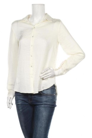 Γυναικείο πουκάμισο H&M, Μέγεθος M, Χρώμα Εκρού, Πολυεστέρας, Τιμή 4,02 €