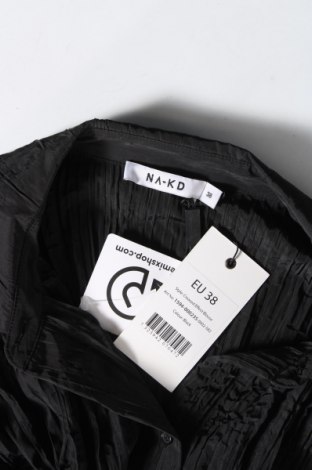 Γυναικείο πουκάμισο Na-Kd, Μέγεθος M, Χρώμα Μαύρο, 100% πολυεστέρας, Τιμή 14,23 €