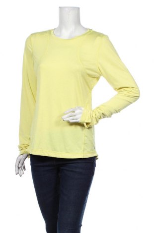 Дамска спортна блуза Gina Tricot, Размер XL, Цвят Зелен, 89% полиестер, 11% еластан, Цена 5,46 лв.