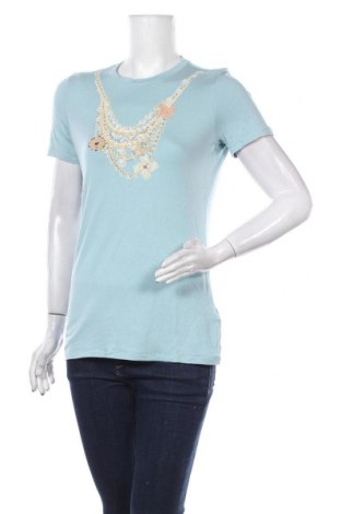 Damen T-Shirt Liu Jo, Größe XL, Farbe Blau, 95% Viskose, 5% Elastan, Preis 29,23 €