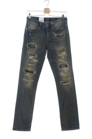 Męskie jeansy Guess, Rozmiar S, Kolor Niebieski, 98% bawełna, 2% elastyna, Cena 194,25 zł