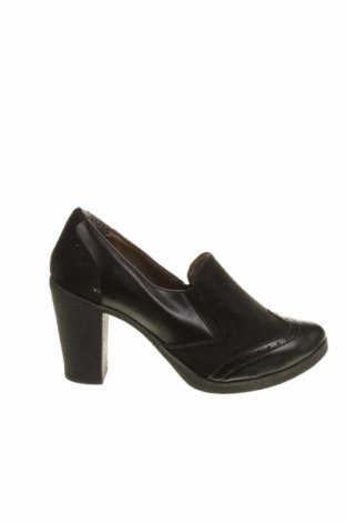Дамски обувки, Размер 36, Цвят Черен, Естествена кожа, естествен велур, Цена 52,66 лв.