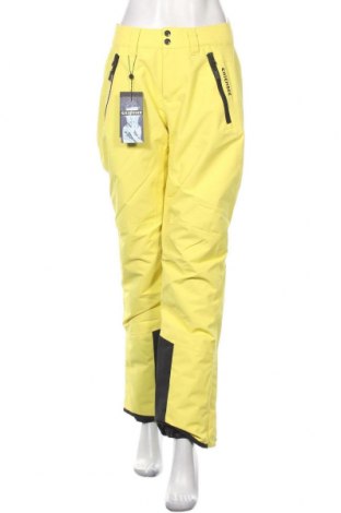 Дамски панталон за зимни спортове Chiemsee, Размер L, Цвят Жълт, 100% полиестер, Цена 231,75 лв.
