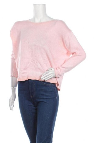 Дамски пуловер Sandwich_, Размер M, Цвят Розов, 52% памук, 48% акрил, Цена 107,40 лв.