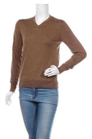 Γυναικείο πουλόβερ Uniqlo, Μέγεθος XS, Χρώμα Καφέ, Μαλλί, Τιμή 15,58 €