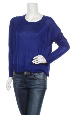 Pulover de femei Zara Knitwear, Mărime S, Culoare Albastru, 50% viscoză, 50%acril, Preț 73,69 Lei