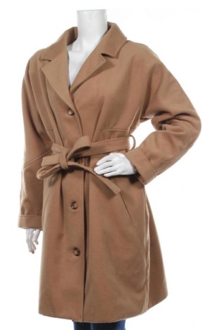 Dámský kabát  Mamalicious, Velikost L, Barva Béžová, 93% polyester, 5% viskóza, 2% elastan, Cena  2 489,00 Kč