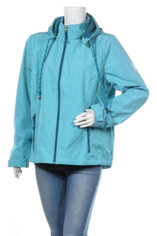 Γυναικείο μπουφάν αθλητικό Laura Torelli, Μέγεθος XL, Χρώμα Μπλέ, Πολυεστέρας, Τιμή 12,34 €