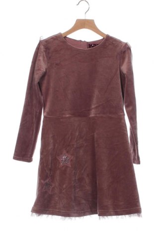 Детска рокля Pocopiano, Размер 6-7y/ 122-128 см, Цвят Пепел от рози, 92% полиестер, 8% еластан, Цена 16,98 лв.