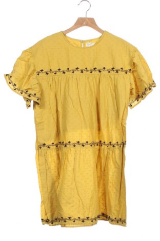 Kinderkleid Zara Kids, Größe 13-14y/ 164-168 cm, Farbe Gelb, Baumwolle, Preis 13,01 €