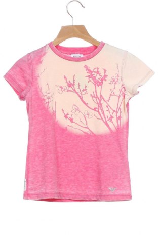 Tricou pentru copii Armani Junior, Mărime 7-8y/ 128-134 cm, Culoare Roz, 65% poliester, 35% bumbac, Preț 109,92 Lei